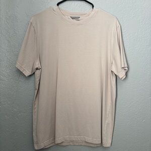 Men's Beige Short Sleeve performance tee